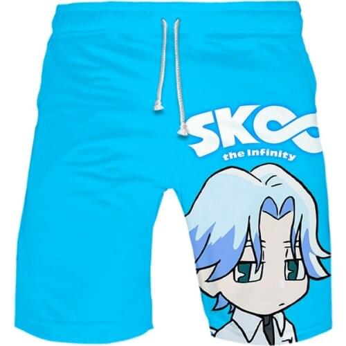 Hot Novelty Arrival 3D Print sk8 the infinity Shorts Trunks Quick Dry Beach Swiming Shorts Loose Cute Short Pants Beach clothes