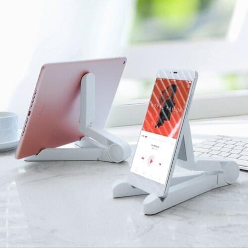 For IPhone IPad Mini 1 2 3 4 Air Pro Foldable Phone Tablet Stand Holder Adjustable Desktop Mount Stand Tripod Table Desk Support