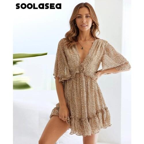 Soolasea Summer Dresses With Sleeves