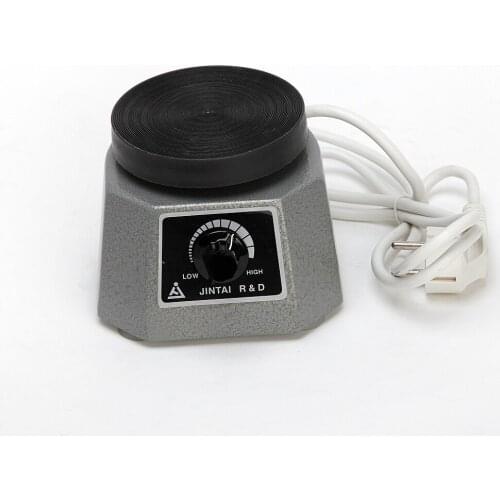 Dental Lab Equipment Vibrator 4" Round Shaker Oscillator Investment 100W ST