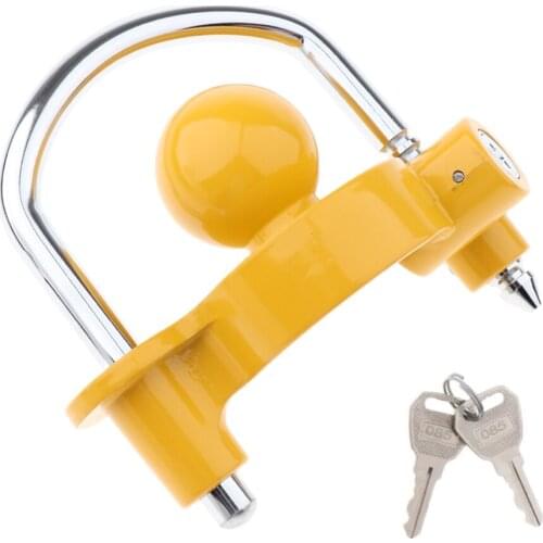 Heavy Duty Universal Trailer Coupler Lock Fits 1 7/8inch and 2inch 2-5/16inch Ball