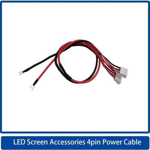 10pcs/lot 80CM 4Pin 1 drive 2 power supply cable pure copper led module connector wire used for outdoor led display