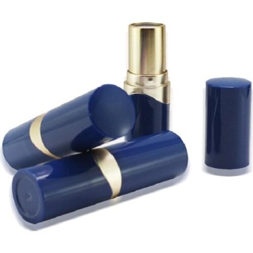 12.1mm New Arrival Lipstick Tube Empty Round Lip Balm Bottle Plastic Lipstick Refillable Cosmetic Packaging Container 30/50pcs