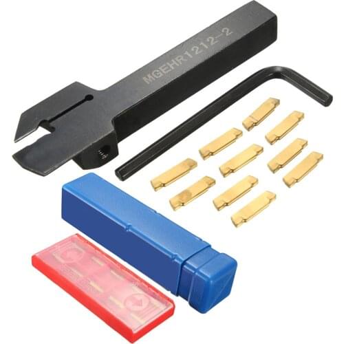 12x12mm Shank MGEHR1212-2 Grooving Tool Holder With MGMN200 Inserts