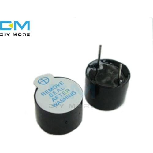 5pcs Active Buzzer Magnetic Long Continous Beep Tone Alarm Ringer MINI Active Piezo Buzzers Fit For Arduino 12mm 5v
