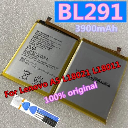 Original 3900mAh BL291 Battery For Lenovo A5 L18021 L18011 Phone High Quality NEW Battery