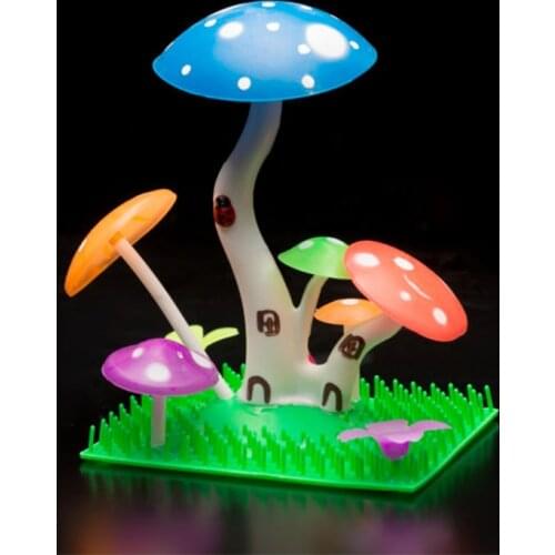 15*12*9CM Aquariums Accessories Artificial Coral Silicone Mushroom Small House Shape Fish Tank Landscape Decoration