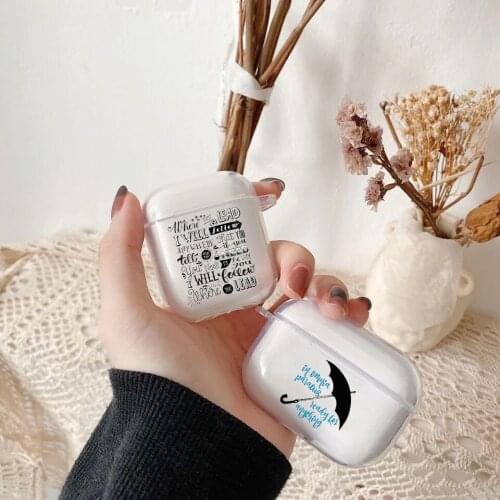 Fashion Gilmore Girls Transparent TPU silicone Bluetooth Airpod cover For Airpods 1/2 Airpods pro 3 TPU soft case