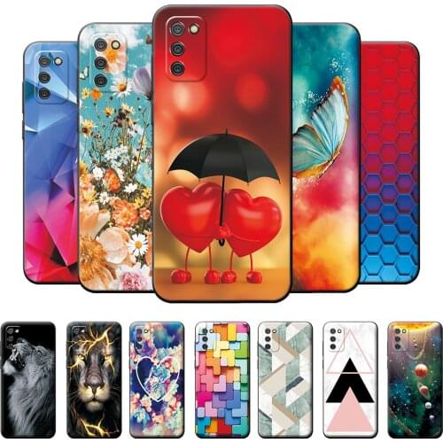Case For Samsung Galaxy A02S Case Cover For Samsung A02S A02 S A 02S Shockproof Silicone Case For Samsung A02S Love Cute Bumper