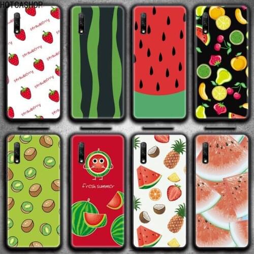 Fruit watermelon avocado strawberry Phone Case for Huawei Honor 30 20 10 9 8 8x 8c v30 Lite view 7A pro