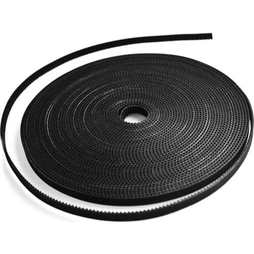 3D Printer Parts 10M GT2 Synchronous Timing Belt Wide 6mm 2GT-6mm for 3D Printer RepRap Mendel 2GT Belts Pulley Accessories