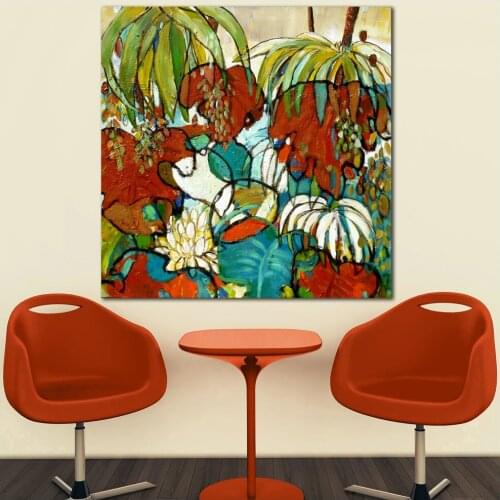 Large size Printing Oil Painting Plant Painting Art wall art canvas prints pictures for living room and bedroom No Frame