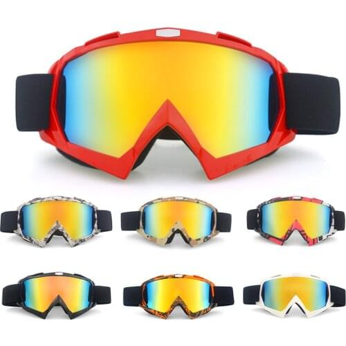 Motorcycle Goggles Ski Glasses Helmet Moto Eyewears Sun Glasses Dirt Bike Racing Glasses For Motorcycle ATV MX Outdoor Cycling