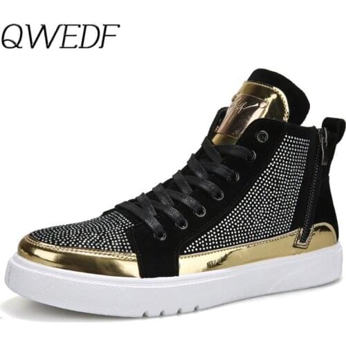 2019 Mens Vulcanized Shoes Black High Top Lace-up Autumn Winter Casual Canvas Shoes For Men Boys Sneakers Without Lace Z6-40