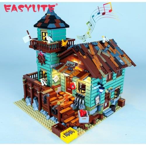 LED Lighting Kit For 21310 Ideas Series Old Fishing Store Fisherman Cabin Building Blocks Bricks DIY Toy NOT Include Model
