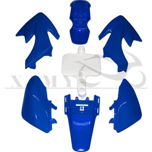 Full Body Plastic Fender for HONDA CRF XR 50 CRF50 125 SSR SDG 107 Dirt Pit Dirt Bike Plastic Motorcycle Plastic Fairing Set