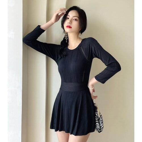 Casual Bathing Suit Women Plus Size 2021 Beach One Piece Swim Wear Korean Ladies Swimsuits Push Up Retro Sexy Bikini Set Surfing