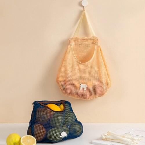 Storage Bag Hanging Handbag Organizer For Wardrobe Closet Portable Reusable Grocery Bags Fruit Vegetable Bag Storage Organizer