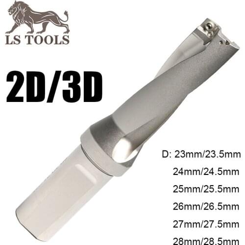 SP stype fast drill Diamter 23mm to 28.5mm CNC indexable drill bits 2D/3D 25/32mm shank use SPMG07T308 inserts lathe CNC tools