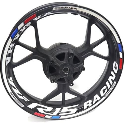 Reflective Motorcycle Body shell Wheels Fairing Helmet Tank Pad Decoration Accessories Stickers Decals For YAMAHA R15 YZFR15