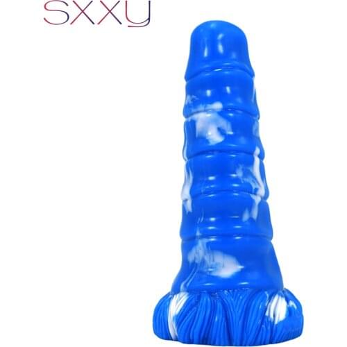 SXXY Anal Massage Dildo Fetish Sex Toys Silicone Butt Plug Anus Licked Anxiety Stimulate Fantasy Penis Masturbation for Women