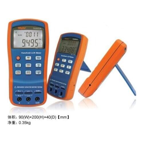 TONGHUI TH2822A Handheld LCR/ LCZ / LCRZ Meter Digital Bridge, 10KHz Component Parameters Tester