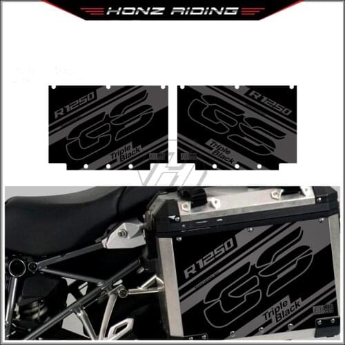 For BMW Motorrad Aluminum Box Panniers R1200GS R1250GS Adventure 2004-2021 Motorcycle Triple Black Sticker