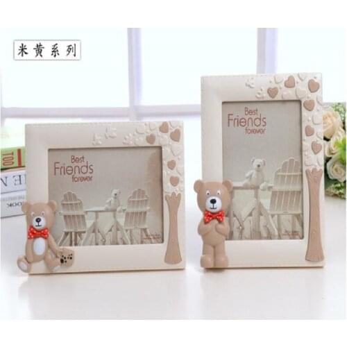 UBRUSH Photo Frame Wood white colors Hazelnut pine, clear texture On Table Or Hanging On the Wall 3Boxes 7 Inch picture frames