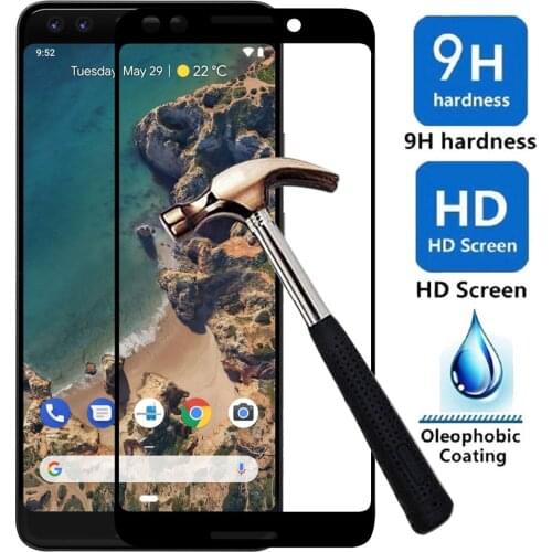 Full Cover Tempered Glass Screen Protector Explosion-proof Ultra Thin HD Front Guard Films For Google Pixel 3 / Pixel 3 XL XL3