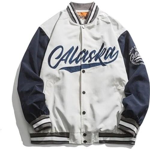 Womens spring jackets NiceJackets Harajuku Casual Patchwork Big Letter Coats New Streetwear Bomber Womens windbreaker Baseball