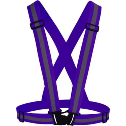 High Visibility Reflective Vests Safety Motorcycle Riding Clothes Suit Stripes Jacket Night Running Vest Night Work Security