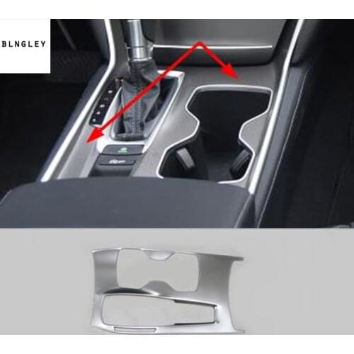 1pc Car sticker Stainless steel front glass cup decoration cover for 2018 2019 HONDA Accord 10th MK10 car accessories