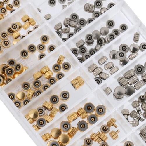 300pcs Watches For Parts Men Watches Crown Replace Parts For Watchmakers