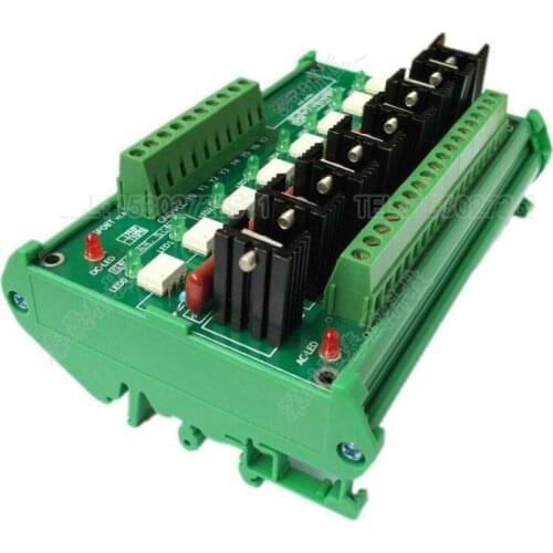 8-way AC Output Amplifier Board TTL MCU Signal Control 220V Output AC Solenoid Valve Drive Module