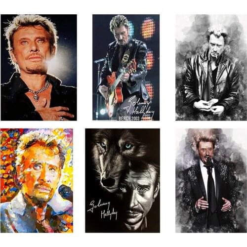 Diamond Painting Missing France Singer "Johnny Halliday"Mosaic Diamond Embroidery Cross Stitch Rhinestones Decor needlework