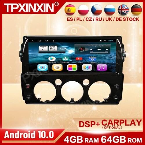 Carplay Multimedia Android Player Auto Car Radio Stereo For Toyota FJ Cruiser CAR GPS Navigation Receiver Head Unit