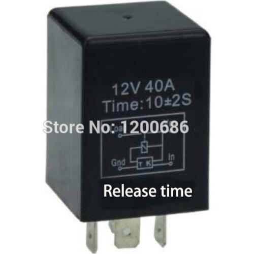 FN YS020 30A Automotive 12V Time Delay Relay SPDT 10 second delay release off relay 10mini 5 mini delay off delay