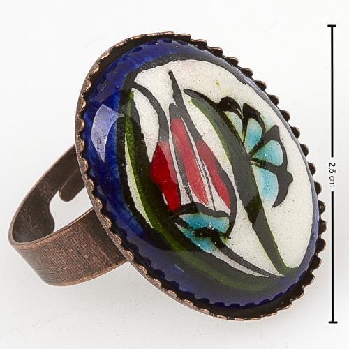 Tulip Tile Ring