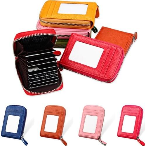 Leather Mens Card Business Holder Purses High Quality Womens Credit Card Holders Women Purse Holder Wallet