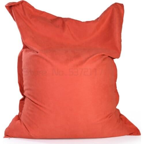 Square Large Lazy BeanBag Sofa Cover Chairs Without Filler Oxford Cloth Lounger Seat Bean Bag Pouf Puff Couch Tatami Living Room