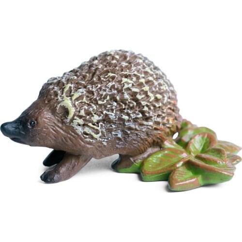 Small Jungle Hedgehog Animal Model Action Figure Wild Animal PVC Children Cognitive Toys