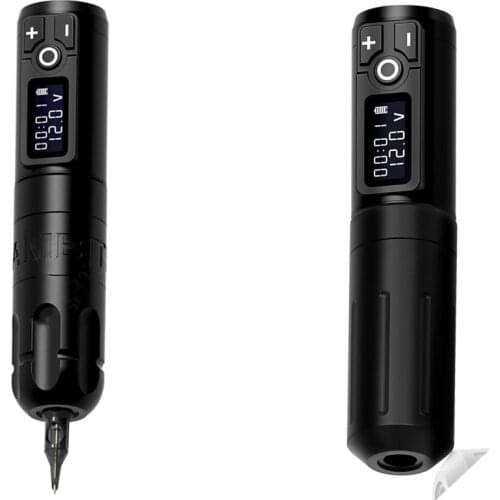 New Ambition Wireless Tattoo Pen Machine Battery with Portable Power Brushless Motor Digital LED Display For Body Art
