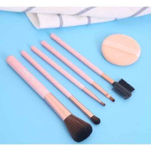 New Makeup Brush Eyebrow Brush Eyebrow Comb Powder Puff 6-piece Creative Makeup Tool Set Make Up Brushes Make Up Brush Set