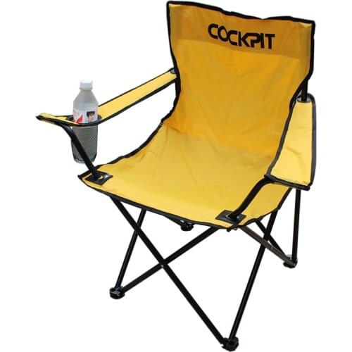 COCKPIT large beach chair Diaoyu with armrest water cup frame beach chair camping chai