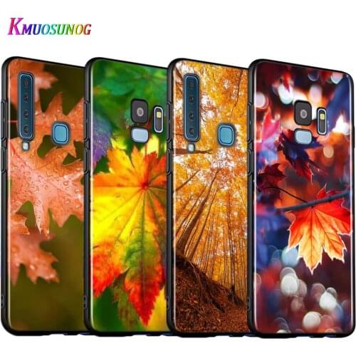 Autumn Maple Leaf Silicone Cover For Samsung Galaxy A9 A8 A7 A6 A6S A8S Plus A5 A3 Star 2018 2017 2016 Phone Case