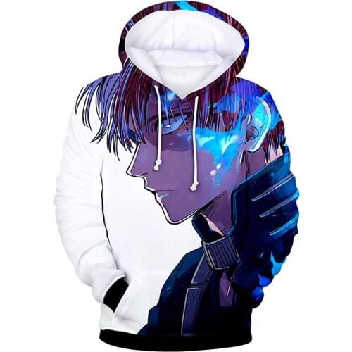 My Hero Academia Hoodie Sweatshirts Midoriya Izuku Bakugou Katsuki Anime 3D Hoodie Cosopaly Men Women Pullover Sportwear Jackets