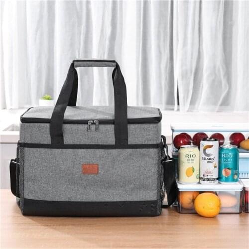 NEW 36L Outdoor Picnic Bag Waterproof Thermal Camping Cooler Bag Large Capacity Oxford Freezer Refrigerator Insulated Shoulder