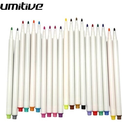Umitive 20 Colors/set Metallic Paint Marker Pen For Greeting Card Painting Photo Diy Album Art Supplies