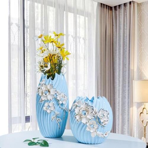 Modern minimalist table decoration vase living room soft furnishings creative TV cabinet wine cabinet European-style decoration