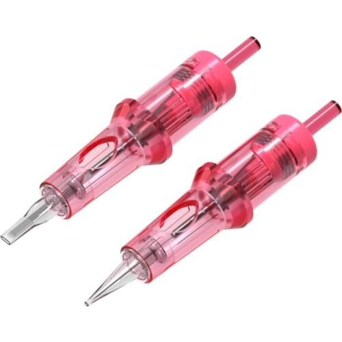 20pcs Cartridges Tattoo Needles Makeup Eyebrow Lip Tattoo Microblading Needles Round Flat